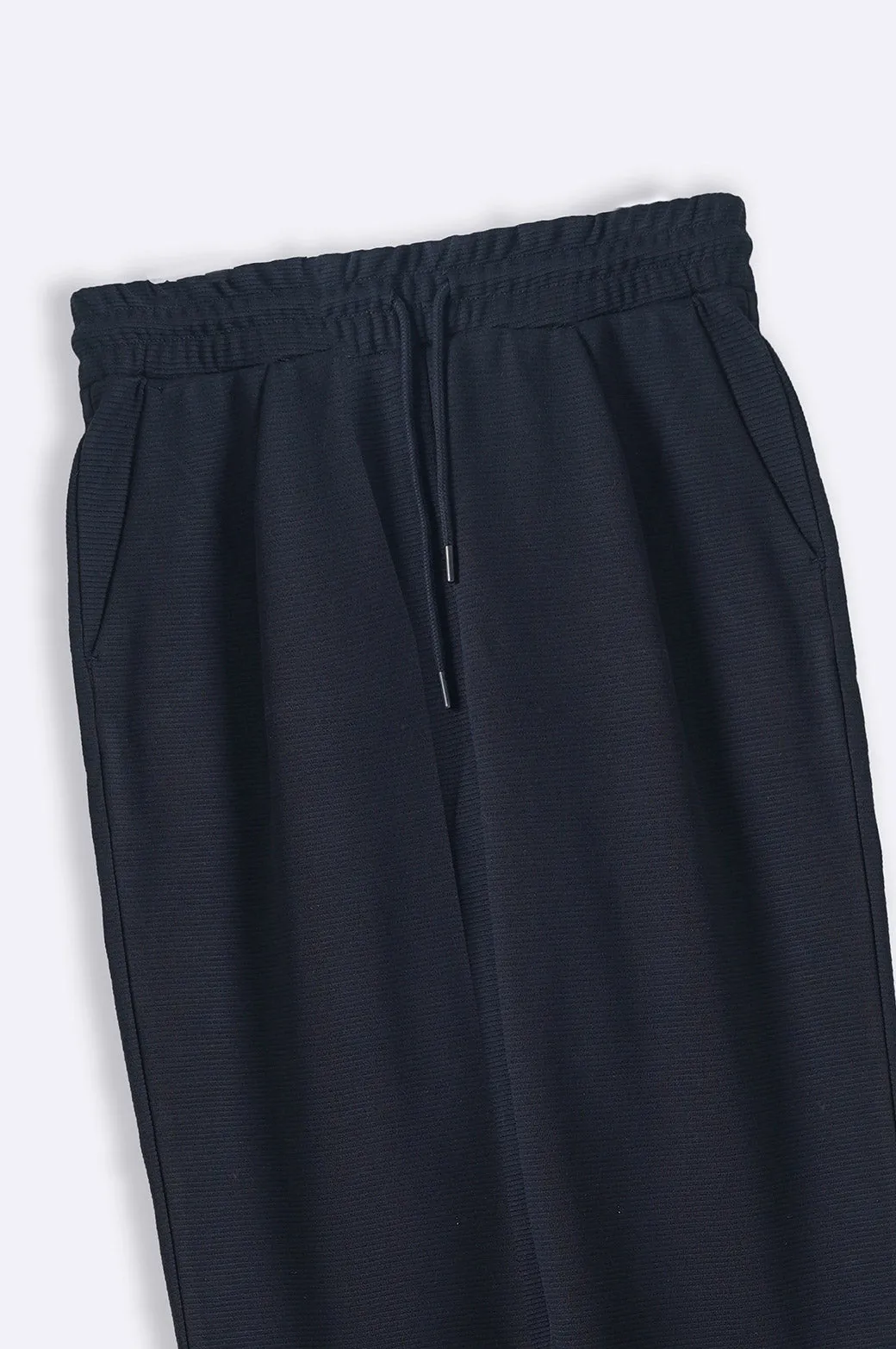 JACQUARD TURN-UP TROUSER
