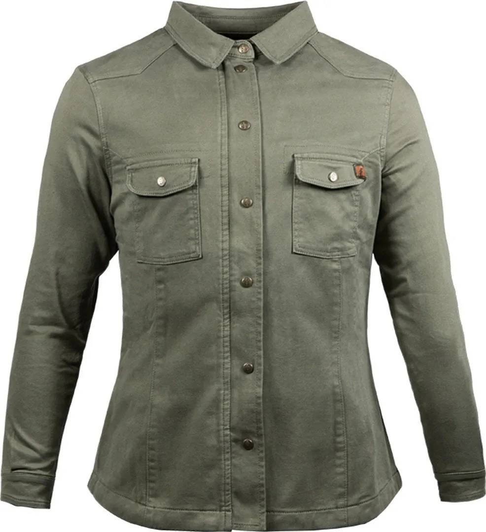 John Doe Motoshirt XTM Women's Motorcycle Shirt, Olive