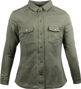 John Doe Motoshirt XTM Women's Motorcycle Shirt, Olive