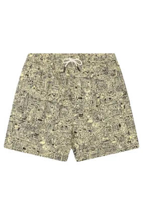 JPM Scribble OC Shorts