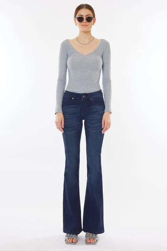 KanCan - Trisha Mid Rise Classic Flare Jeans