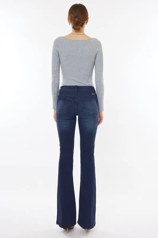 KanCan - Trisha Mid Rise Classic Flare Jeans