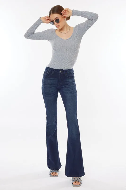 KanCan - Trisha Mid Rise Classic Flare Jeans