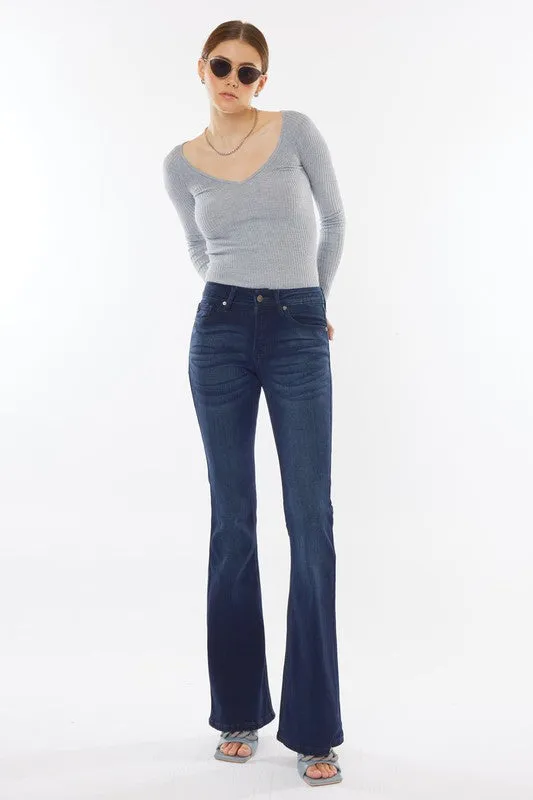 KanCan - Trisha Mid Rise Classic Flare Jeans