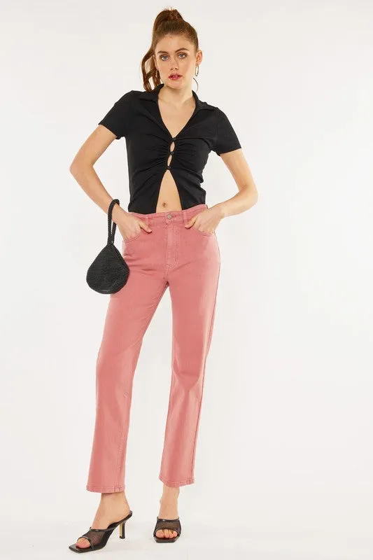 KanCan - Zandria High Rise Straight Leg Jeans