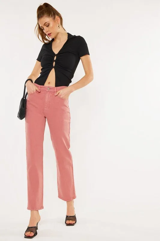 KanCan - Zandria High Rise Straight Leg Jeans