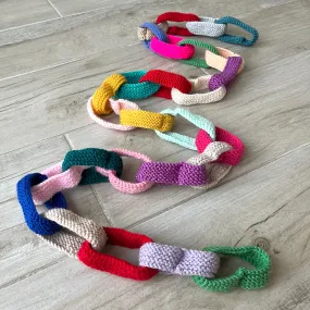 Knitted ‘Paper’ Chain 3
