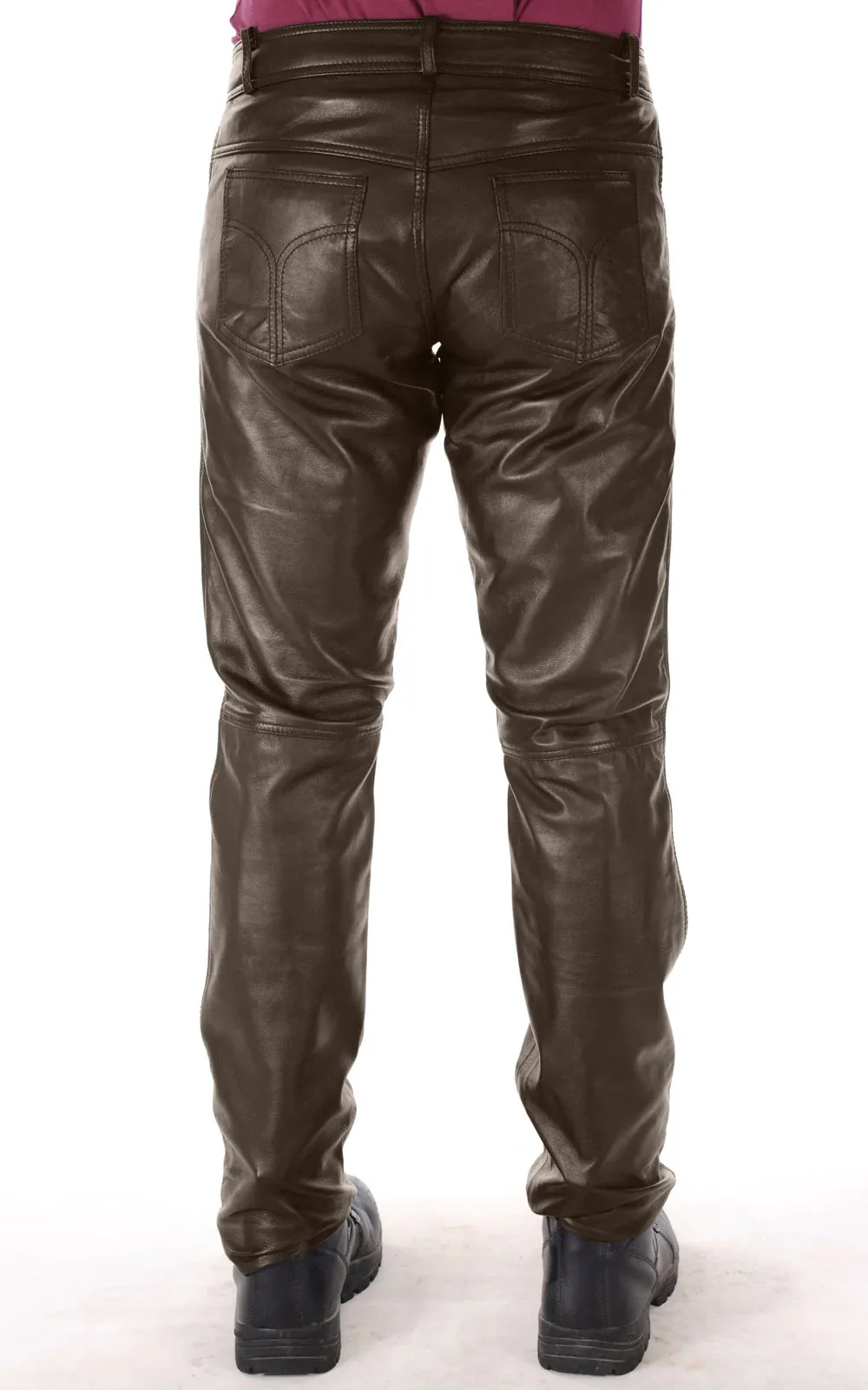 Last Rebels Mens Leather Pants | Cognac