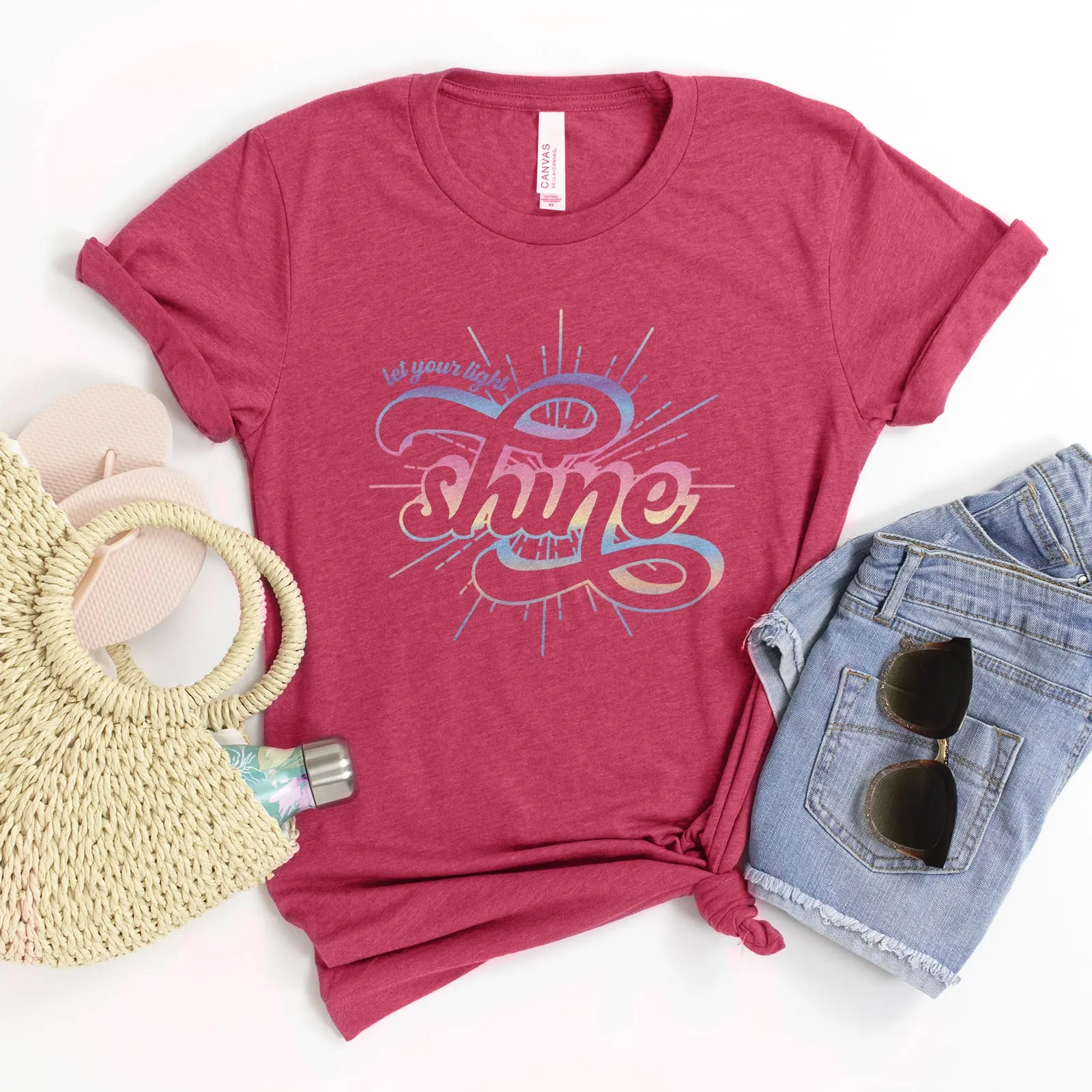 Let your light shine - Groovy Tee