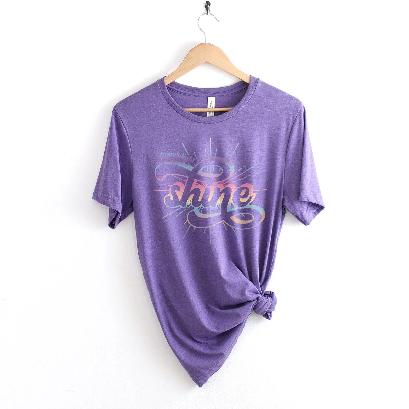 Let your light shine - Groovy Tee