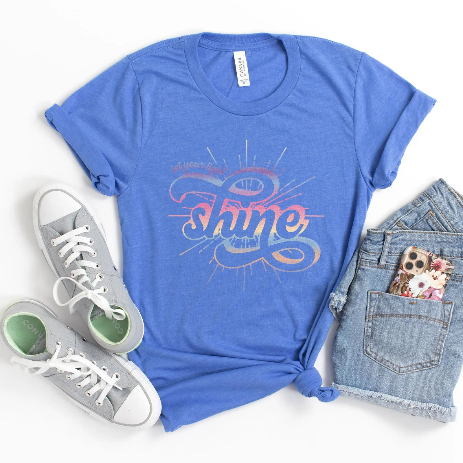 Let your light shine - Groovy Tee