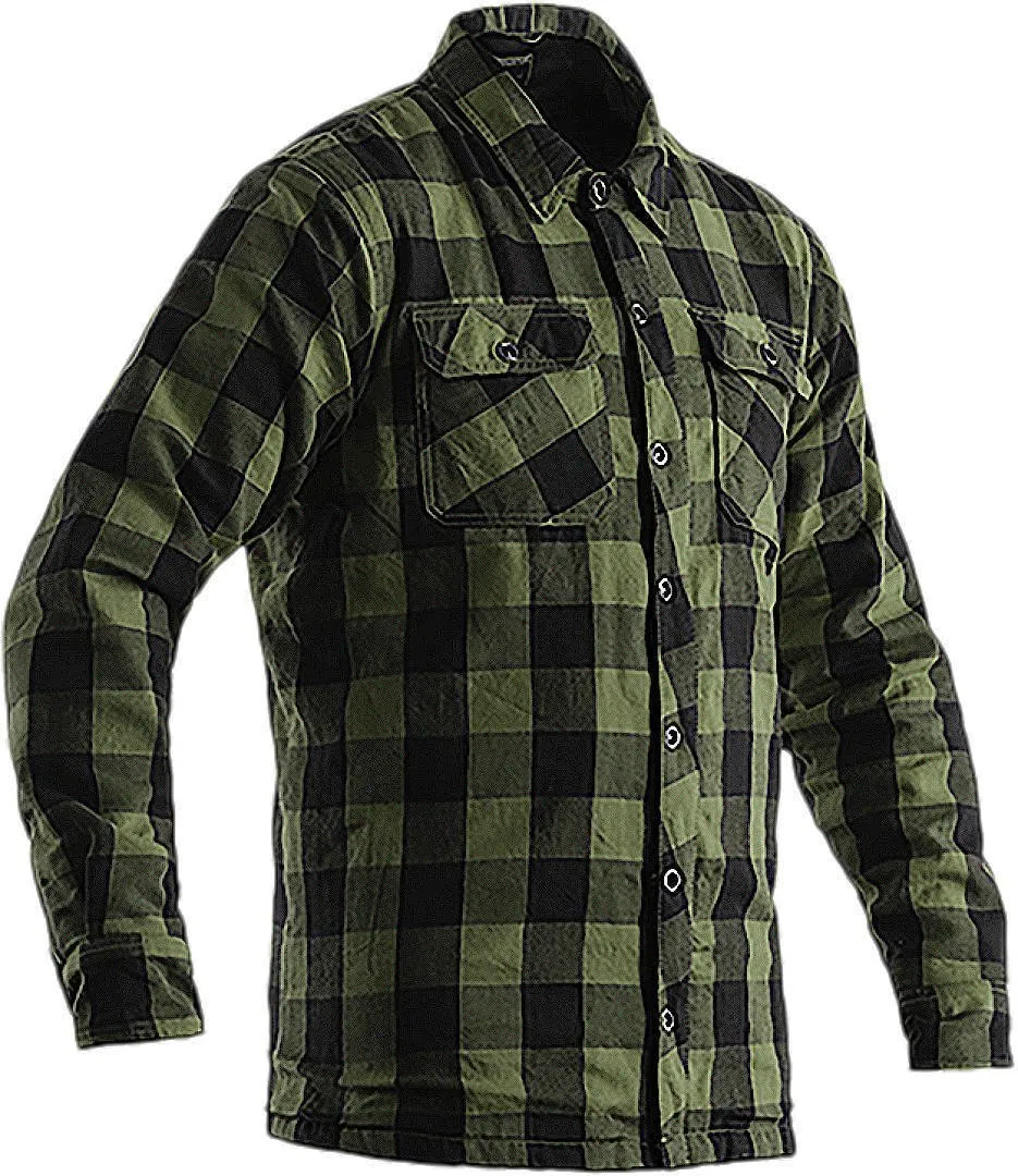 Motorcycle shirt RST Lumberjack, green