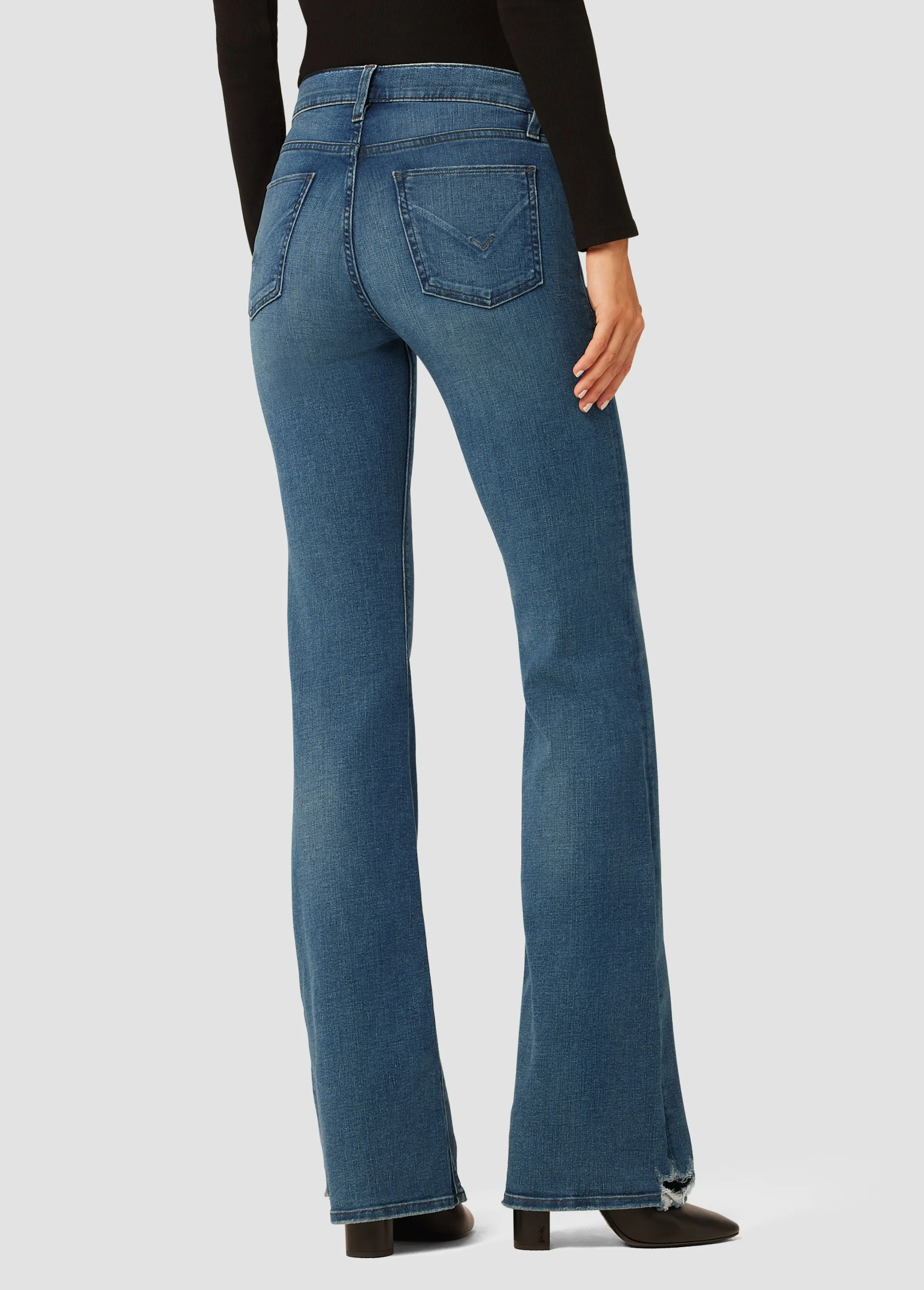Nico Mid-Rise Bootcut Maternity Jeans
