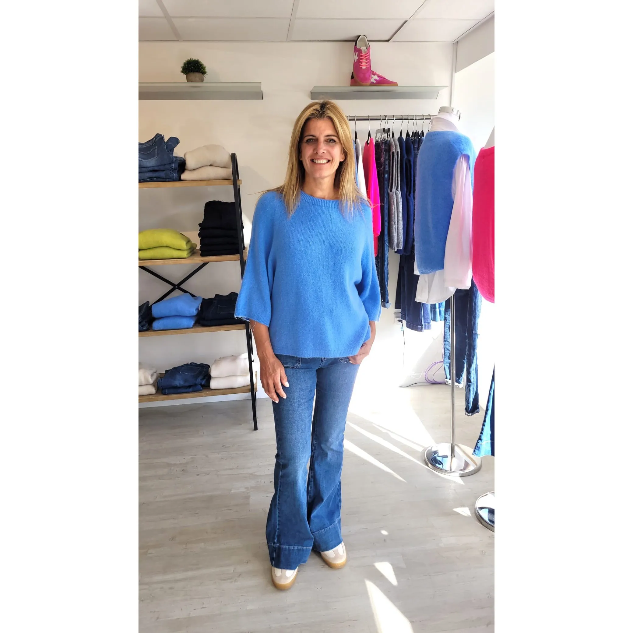 On Trend Chloe 3/4 Length Sleeve Sweater