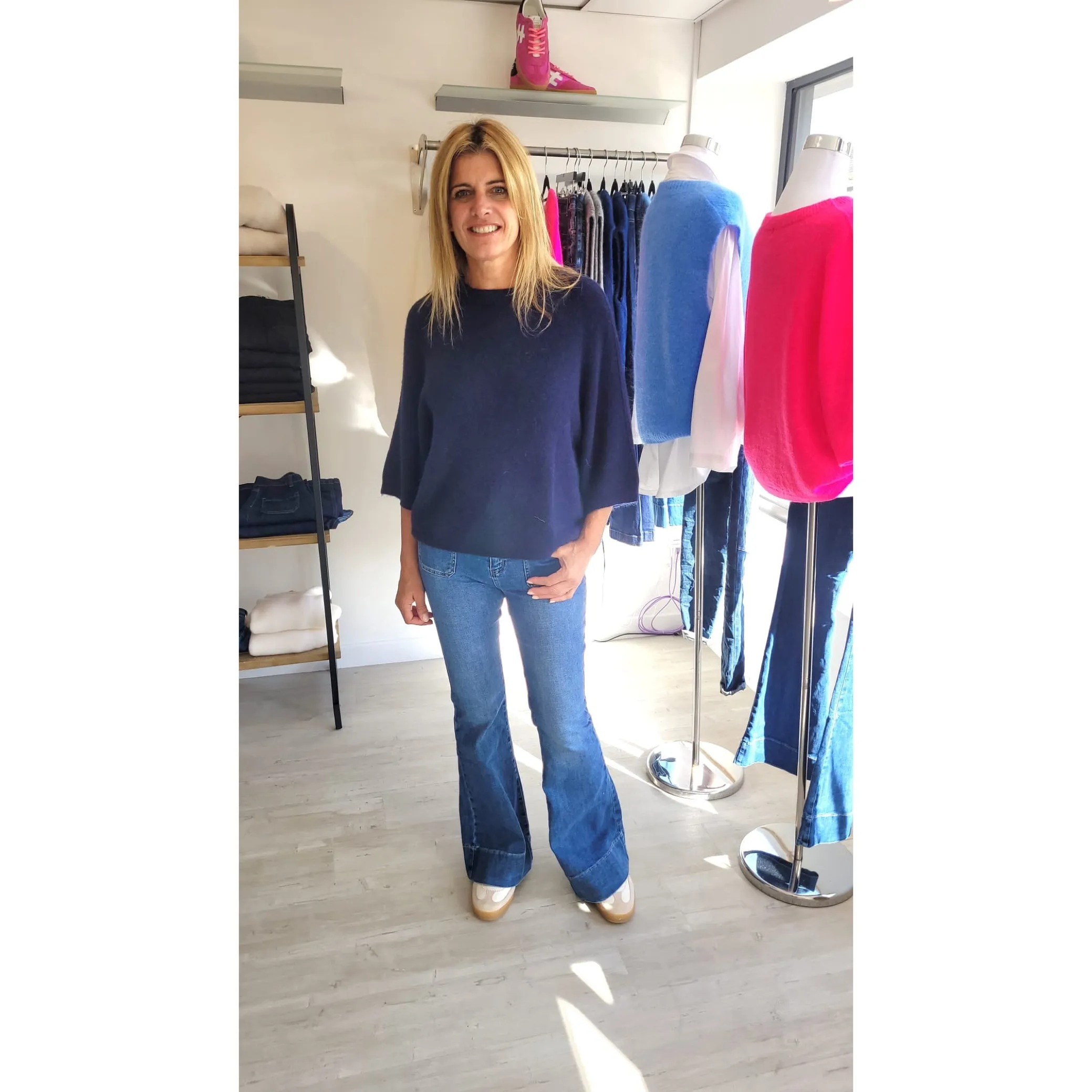 On Trend Chloe 3/4 Length Sleeve Sweater