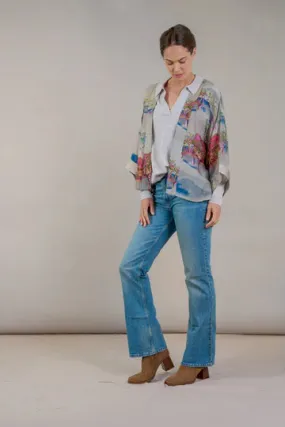 One Hundred Stars Kimono - Oriental Landscape