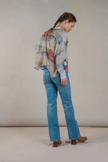 One Hundred Stars Kimono - Oriental Landscape