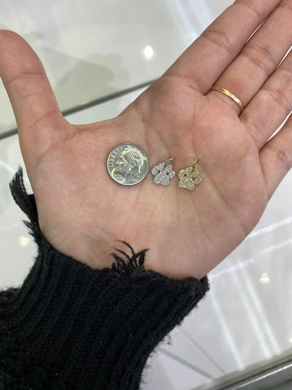 Paw Print charm
