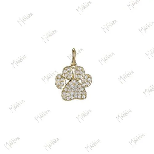 Paw Print charm