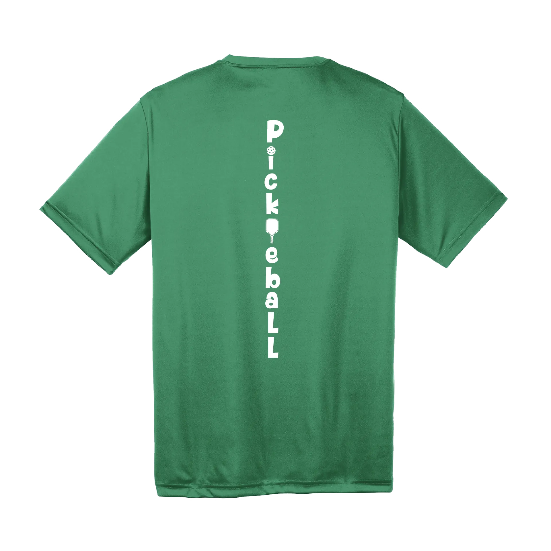 Pickleball (Vertical) Customizable | Youth Short Sleeve Athletic Pickleball Shirt | 100% Polyester