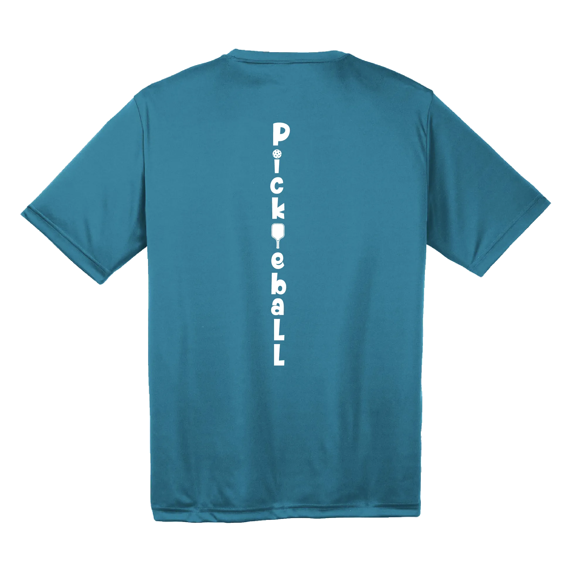 Pickleball (Vertical) Customizable | Youth Short Sleeve Athletic Pickleball Shirt | 100% Polyester