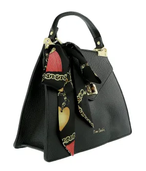 Pierre Cardin Black Leather