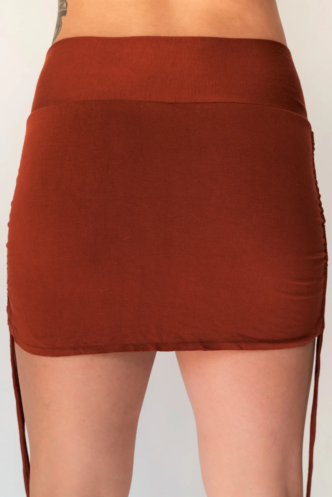Rust Cinch Skirt