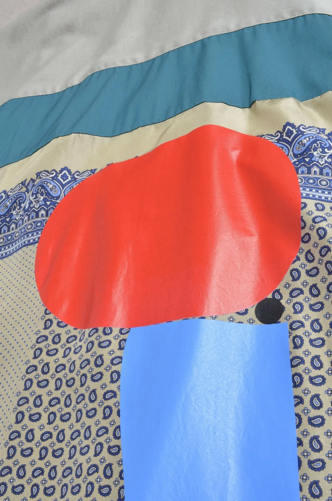SILKY TWILL SHIRTS(PRINT) BEG/02