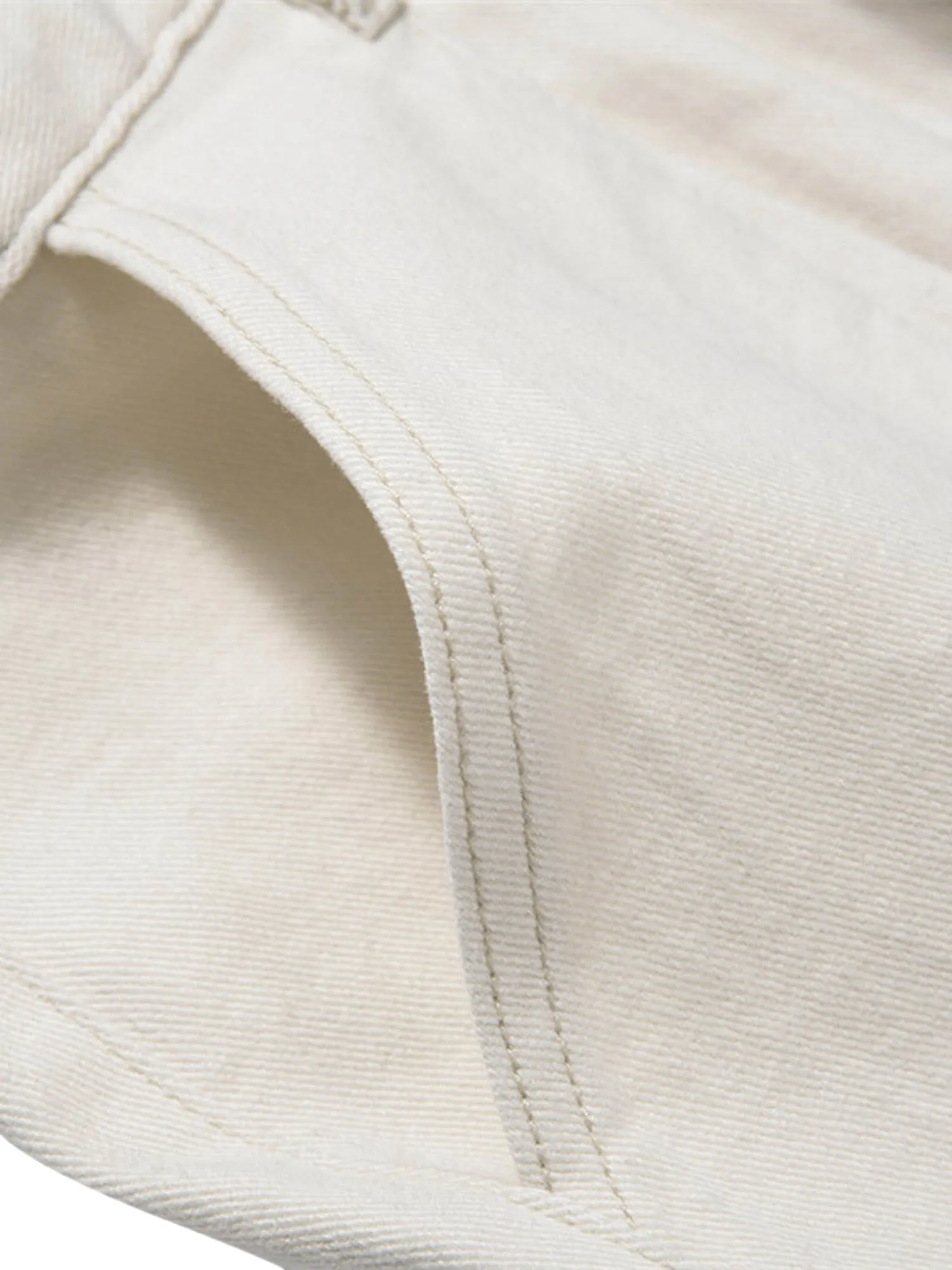 Sneakerhill High Street Zipper Patchwork Pocket Denim Pants
