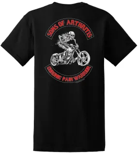 Sons of Arthritis CHRONIC PAIN WARRIOR Tee (Black)