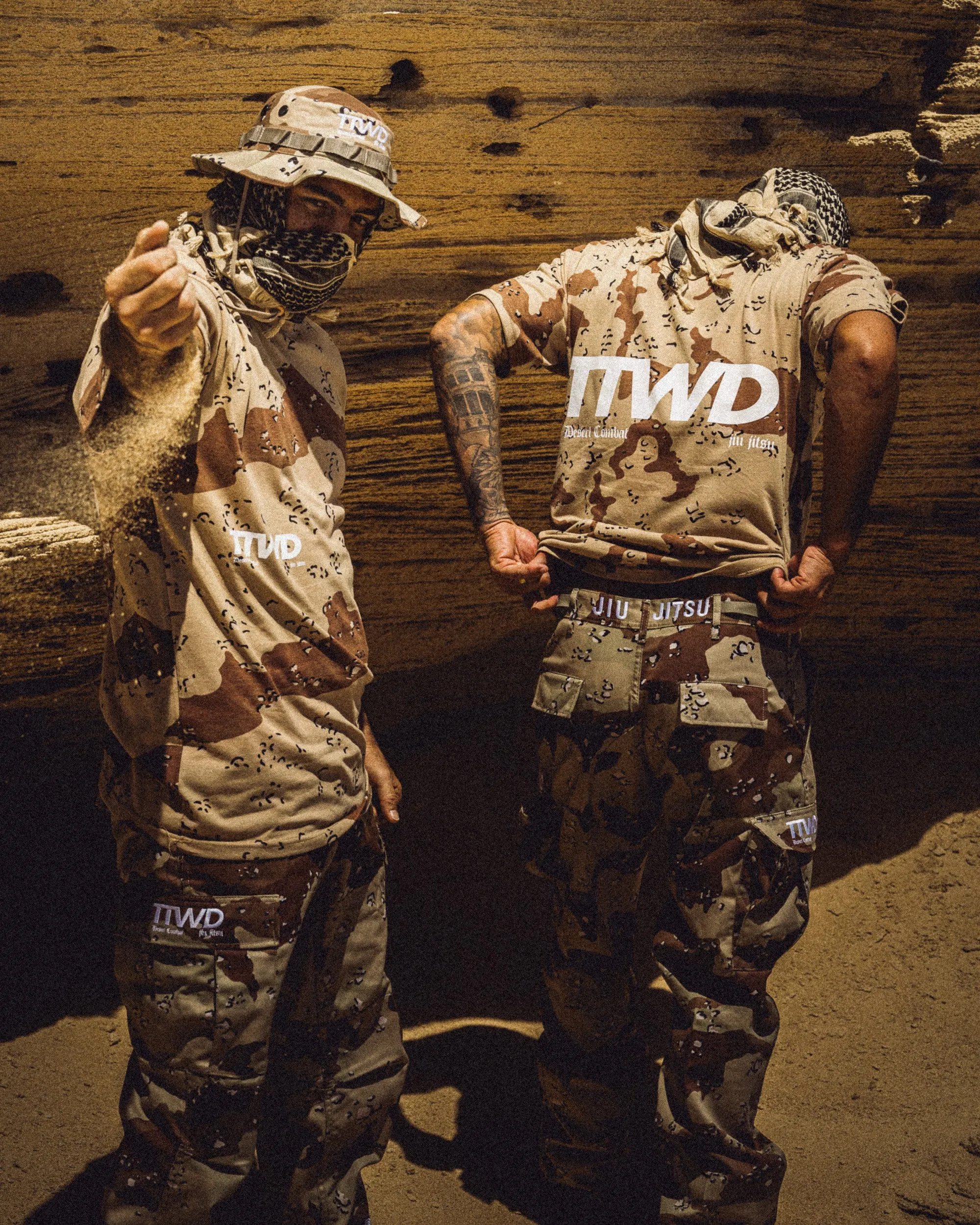 The Desert Combat Tactical Cargo Pants - Chocolate Chip