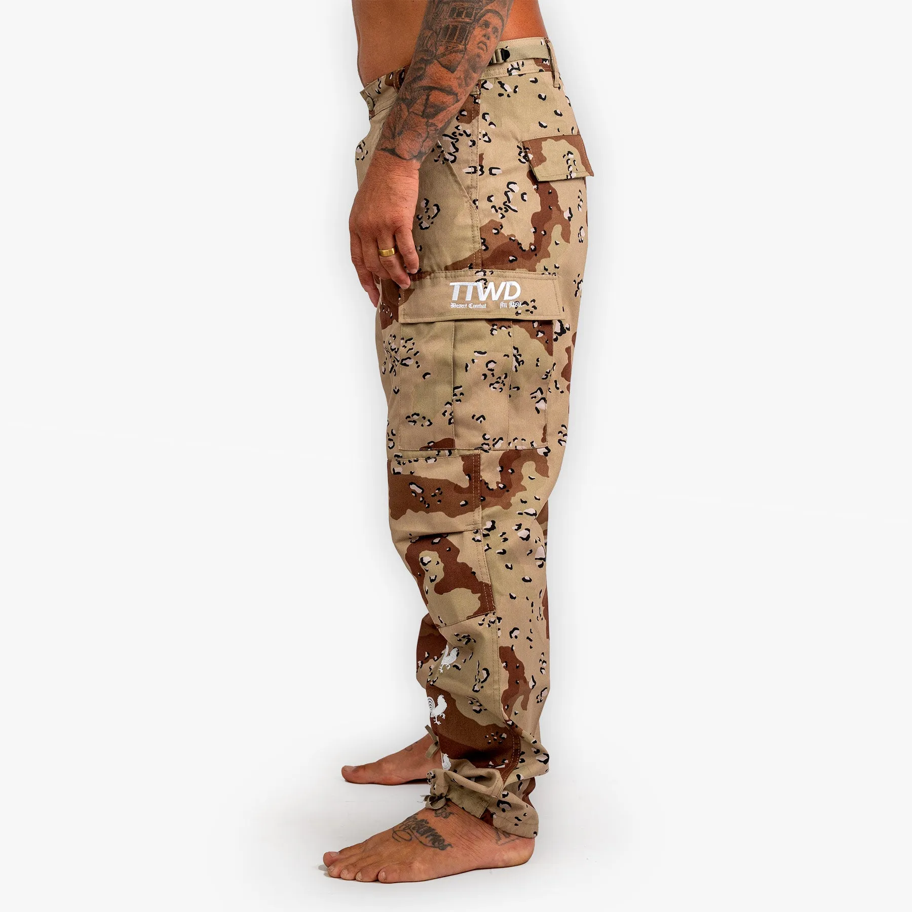 The Desert Combat Tactical Cargo Pants - Chocolate Chip