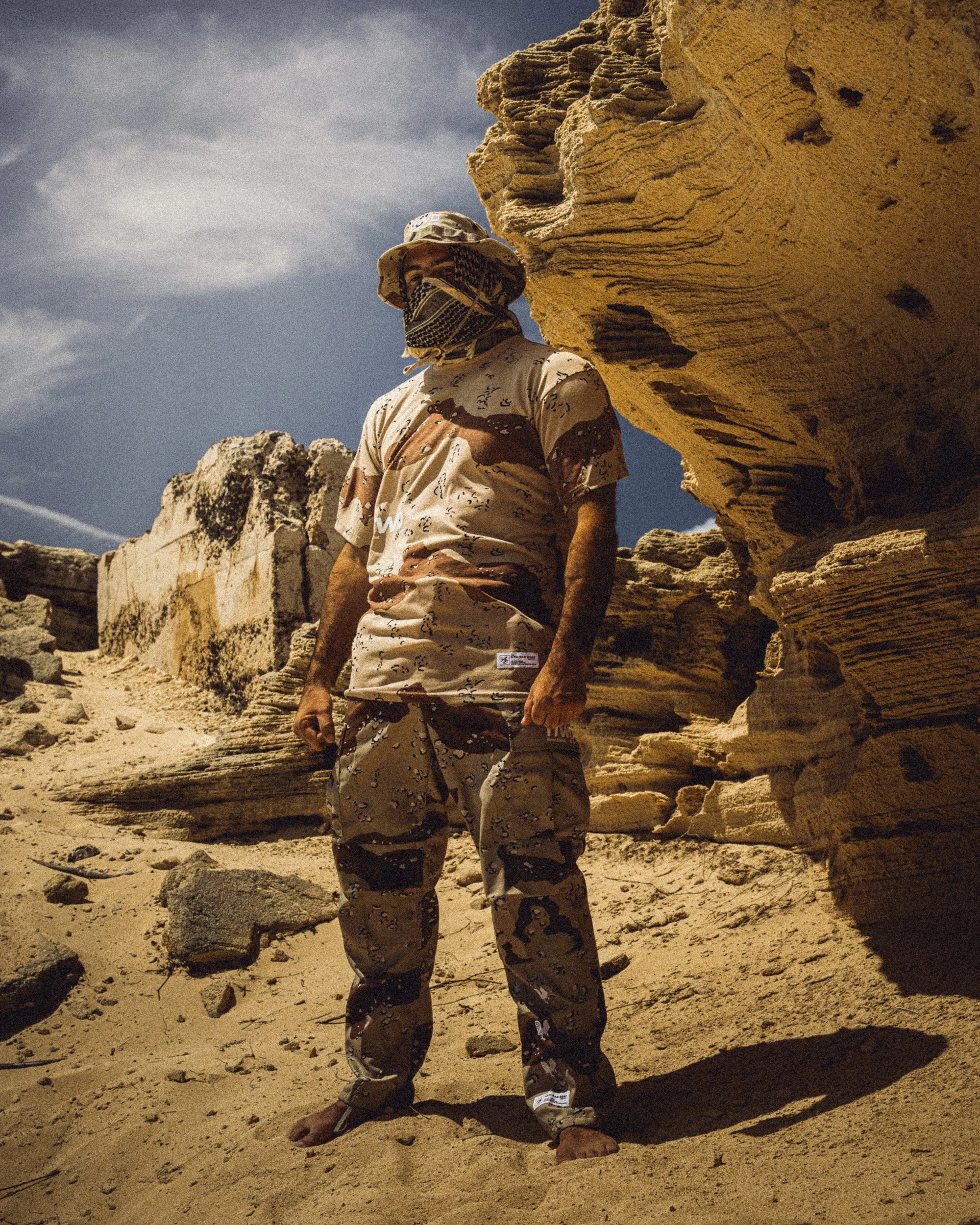 The Desert Combat Tactical Cargo Pants - Chocolate Chip