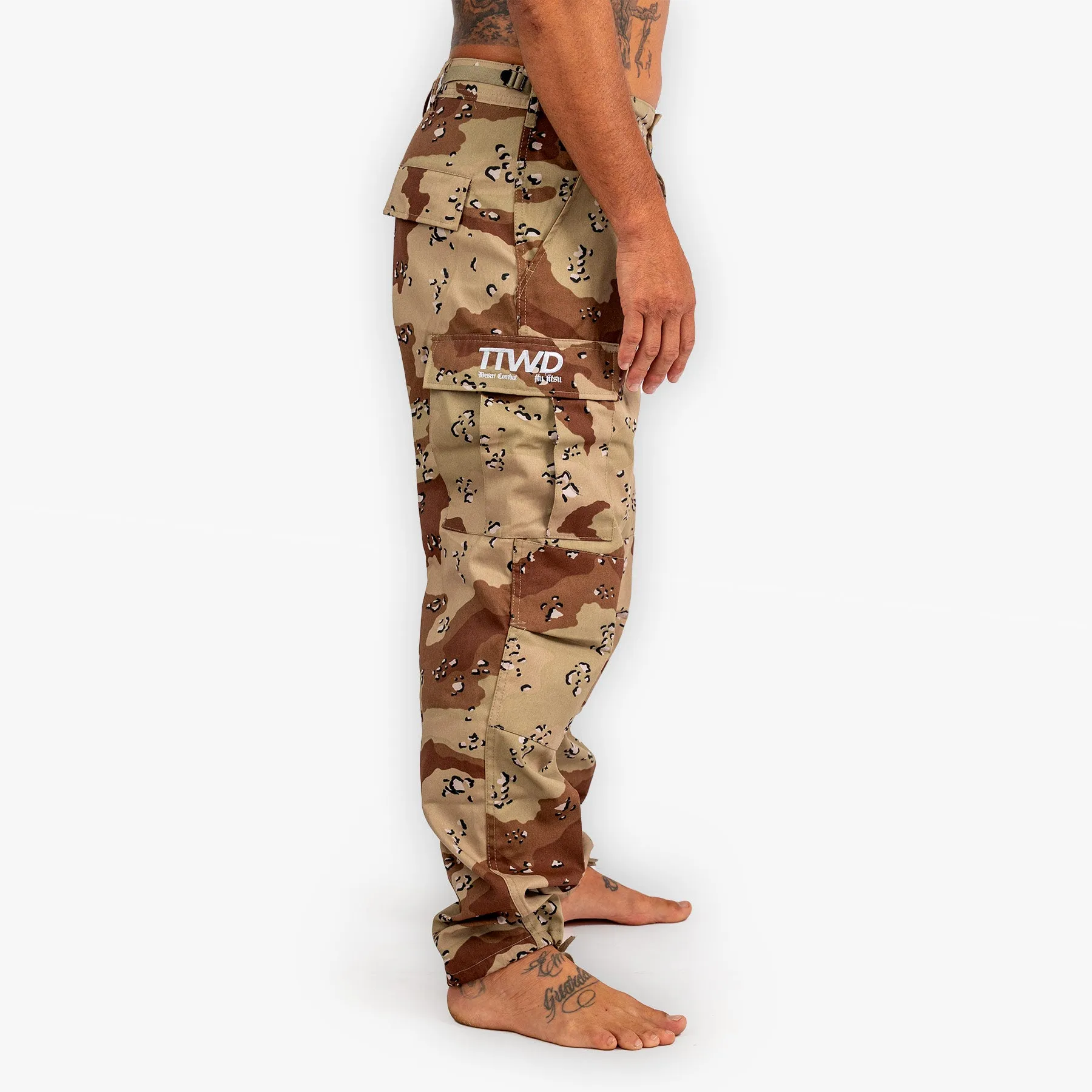 The Desert Combat Tactical Cargo Pants - Chocolate Chip