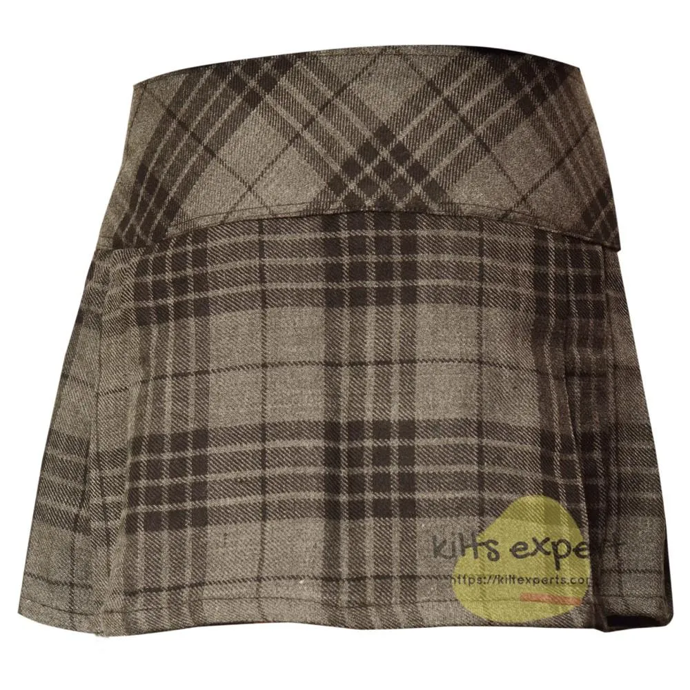 Women's Grey Highlander Tartan Kilts