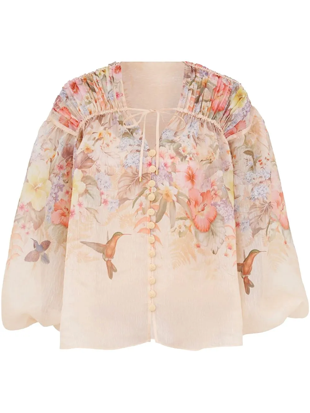 Zimmermann Shirts Ivory